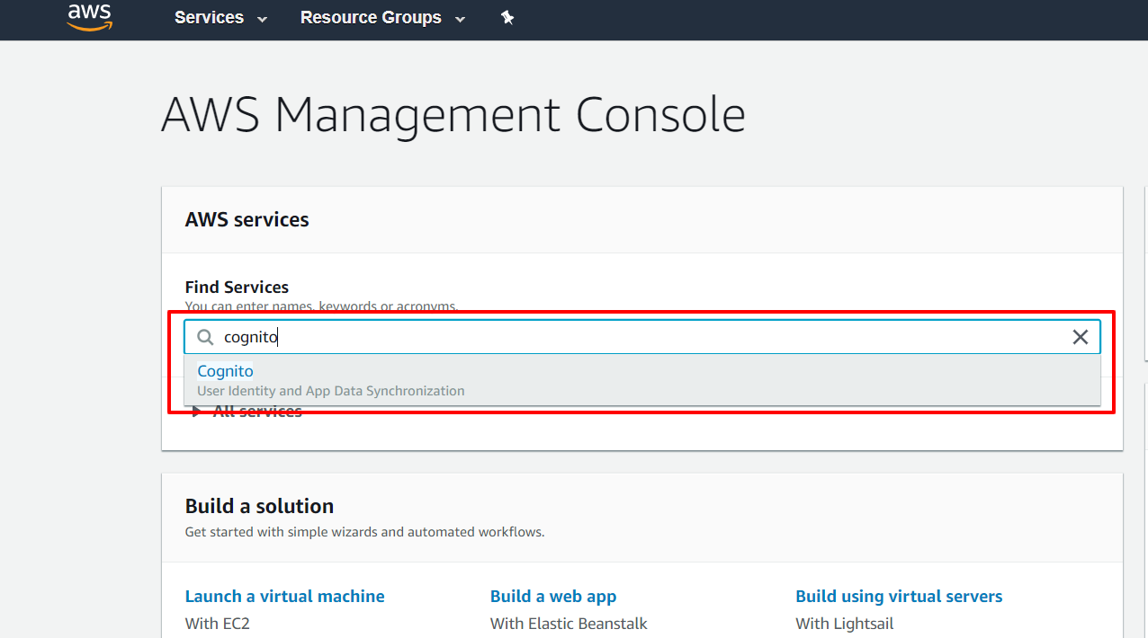 AWS-Cognito as OpenID 