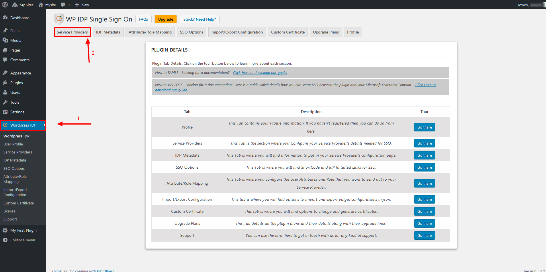 plugin setup zendesk as sp