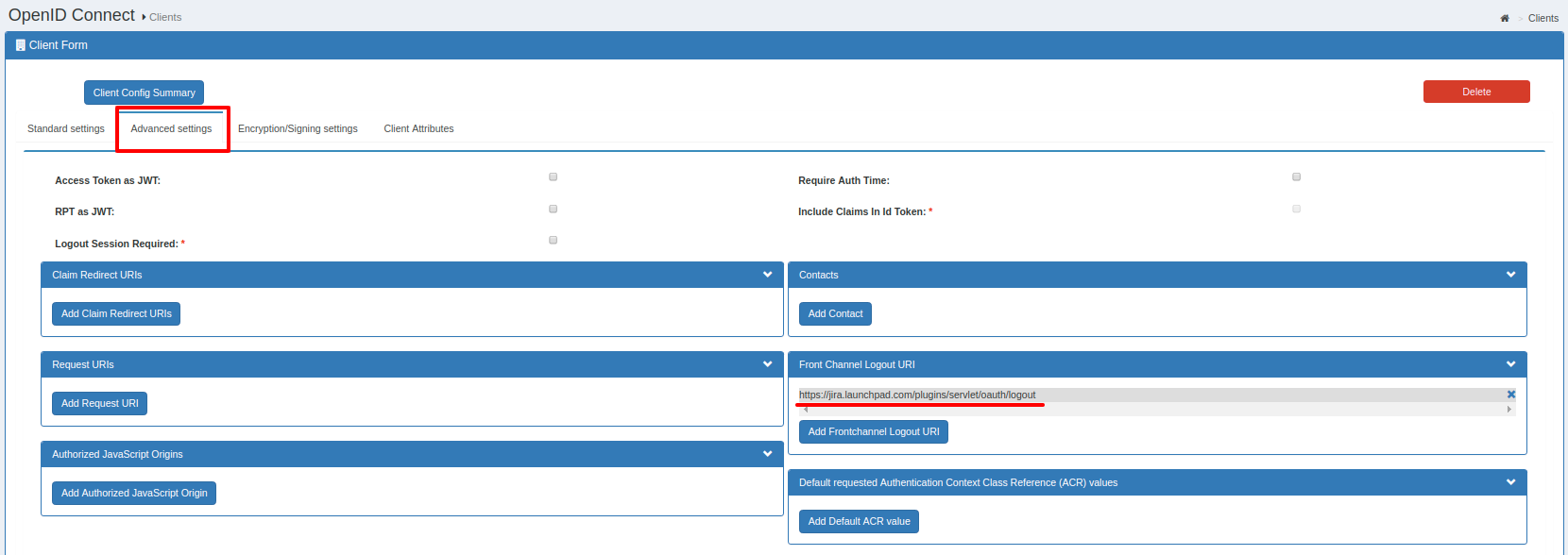 OAuth/OpenID/OIDC Single Sign On (SSO), Gluu Server SSO Login Front Channel Logout