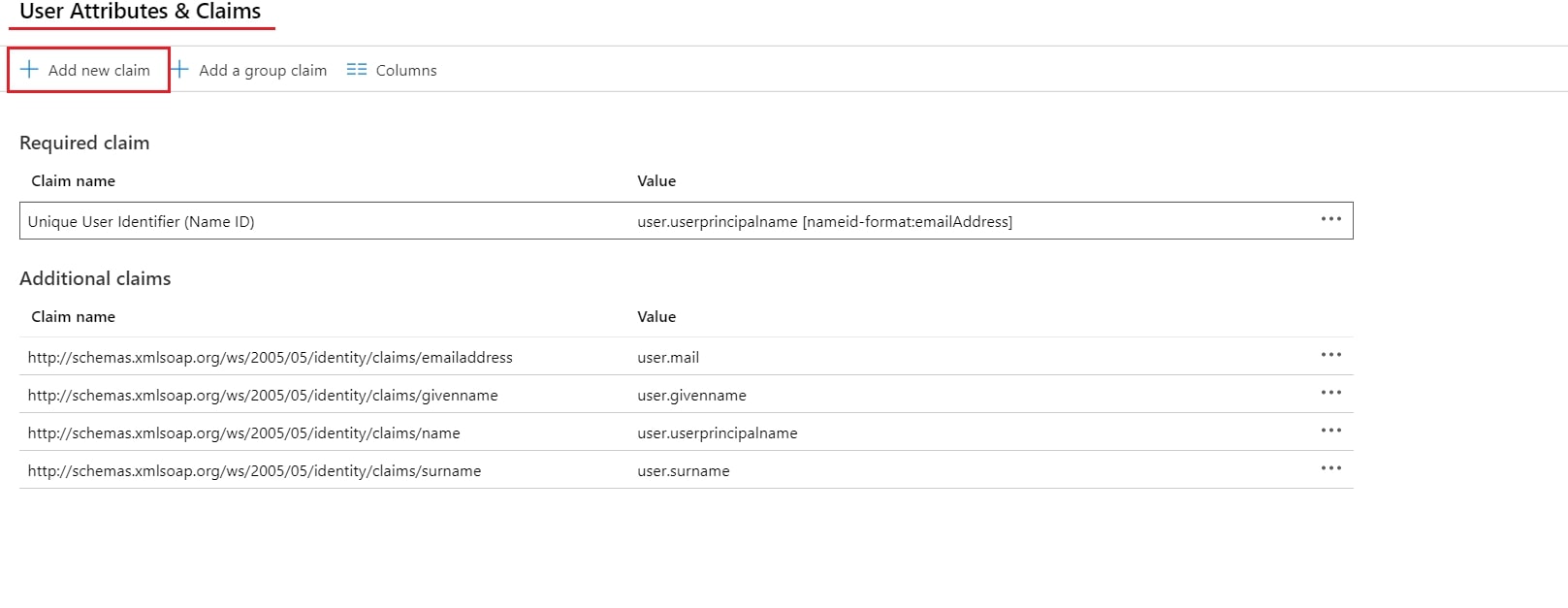  Single Sign On(SSO)using Microsoft Entra ID (Previously known as Azure AD), user attributes claims