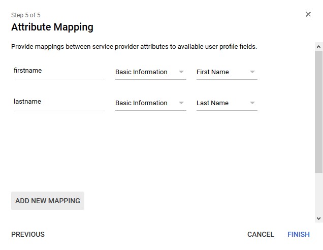 SAML Single Sign On (SSO) using Google Apps/G-Suite Identity Provider,Google Apps/G-Suite SSO Login, Attribute Mapping