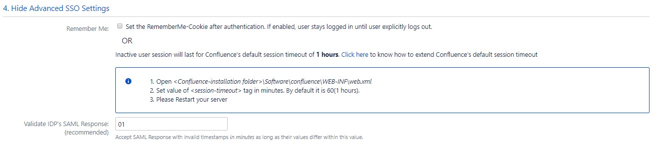 confluence sso login, confluence sso saml, SAML Single Sign On (SSO) into Confluence, Advanced SSO Settings