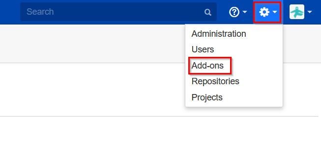  SAML Single Sign On (SSO) Connector for Crowd and Fisheye, Install Fisheye Add-On through manage apps menu