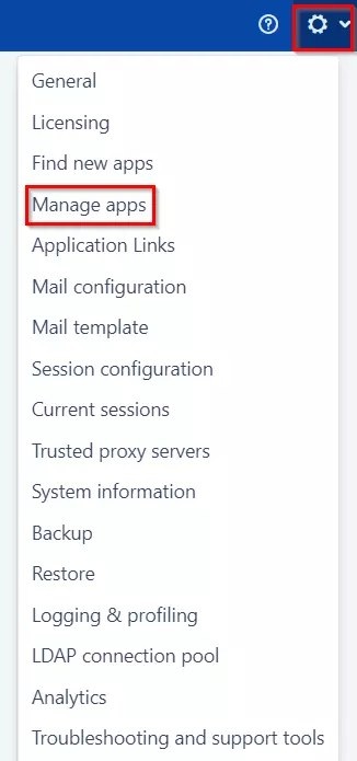  SCIM into Crowd, Install Crowd Add-On through manage apps menu