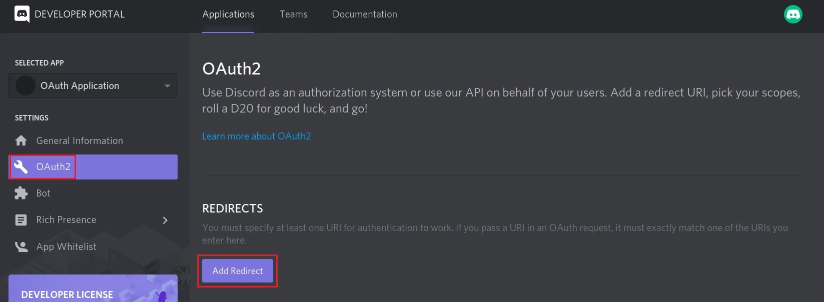 OAuth/OpenID/OIDC Single Sign On (SSO), Discord SSO Login Redirect URL