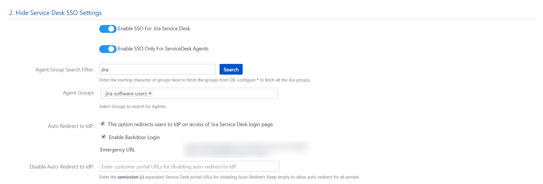 single sign on login, microsoft single sign on, OAuth / OpenID Single Sign On (SSO) into Jira, Service Desk Settings