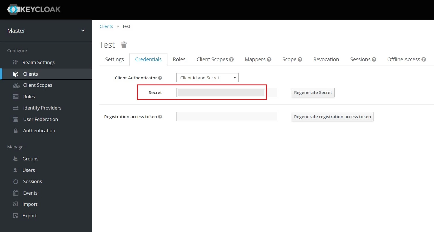 OAuth/OpenID/OIDC Single Sign On (SSO)using Keycloak Identity Provider, Client App Credentials