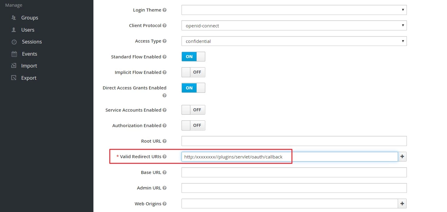 OAuth/OpenID/OIDC Single Sign On (SSO) using Keycloak Identity Provider, Redirect URIs