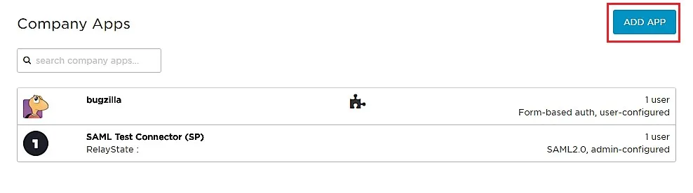 SSAML Single Sign On (SSO) using Onelogin Identity Provider,Onelogin SSO login, Add Application button