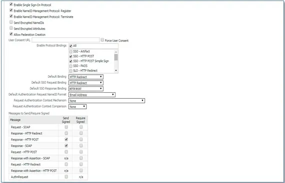 SAML Single Sign On (SSO) using Oracle Identity Provider, Service Provider Configuration