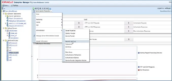 SAML Single Sign On (SSO) using Oracle Identity Provider, Select Service Provider