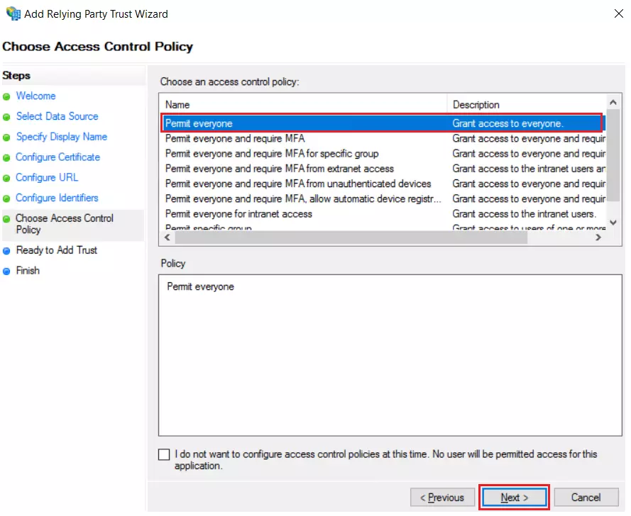 DNN SAML Single Sign-On (SSO) using ADFS as IDP - for SAML 2.0 Wizard Multi-Factor