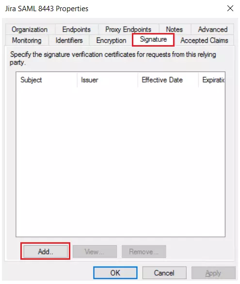 ADFS SAML Single Sign-On SSO into Joomla | login using ADFS, - for the SAML 2.0 Add Certificate