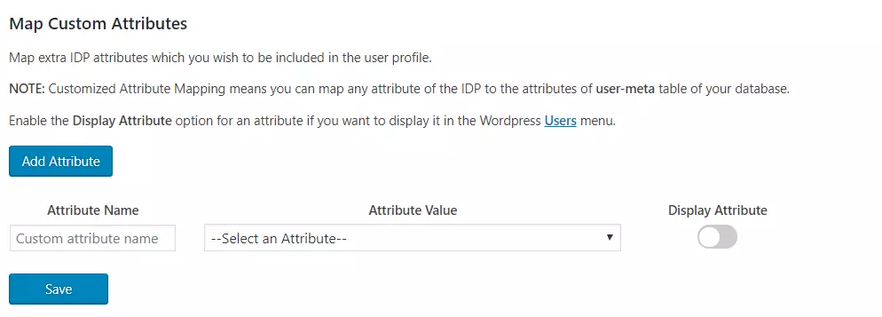 WordPress SAML Single Sign-On (SSO) Login-attribute mapping