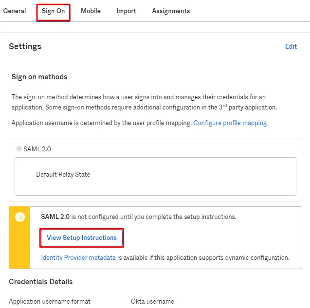 SAML Single Sign On (SSO) using Okta Identity Provider, Okta SSO Login,IDP Metadata Link