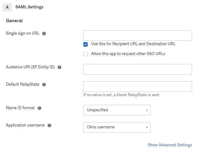 SAML Single Sign On (SSO) using Okta Identity Provider, Okta SSO Login,Fill Service Providers Details 