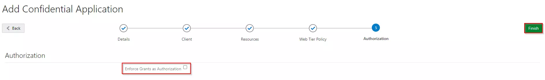 OAuth/OpenID/OIDC Oracle Cloud Single Sign On (SSO), Authorization