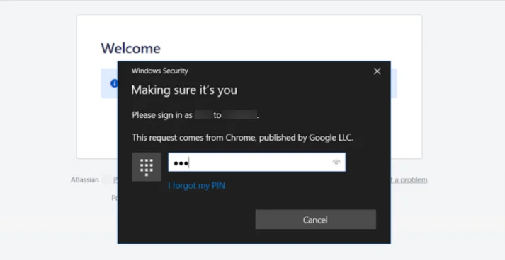 chrome success popup