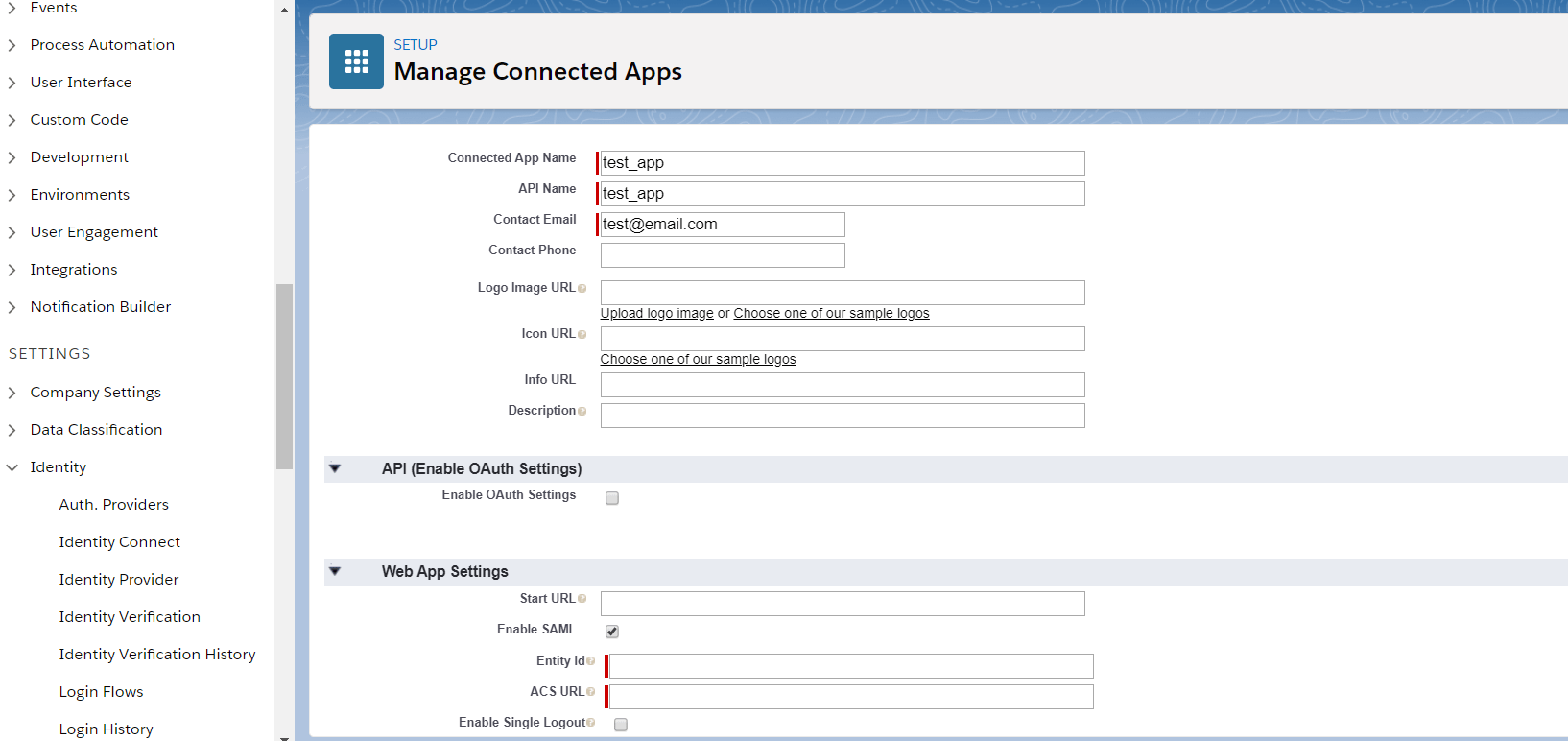 Shopify SAML Single Sign on (SSO) using Salesforce Identity Provider,