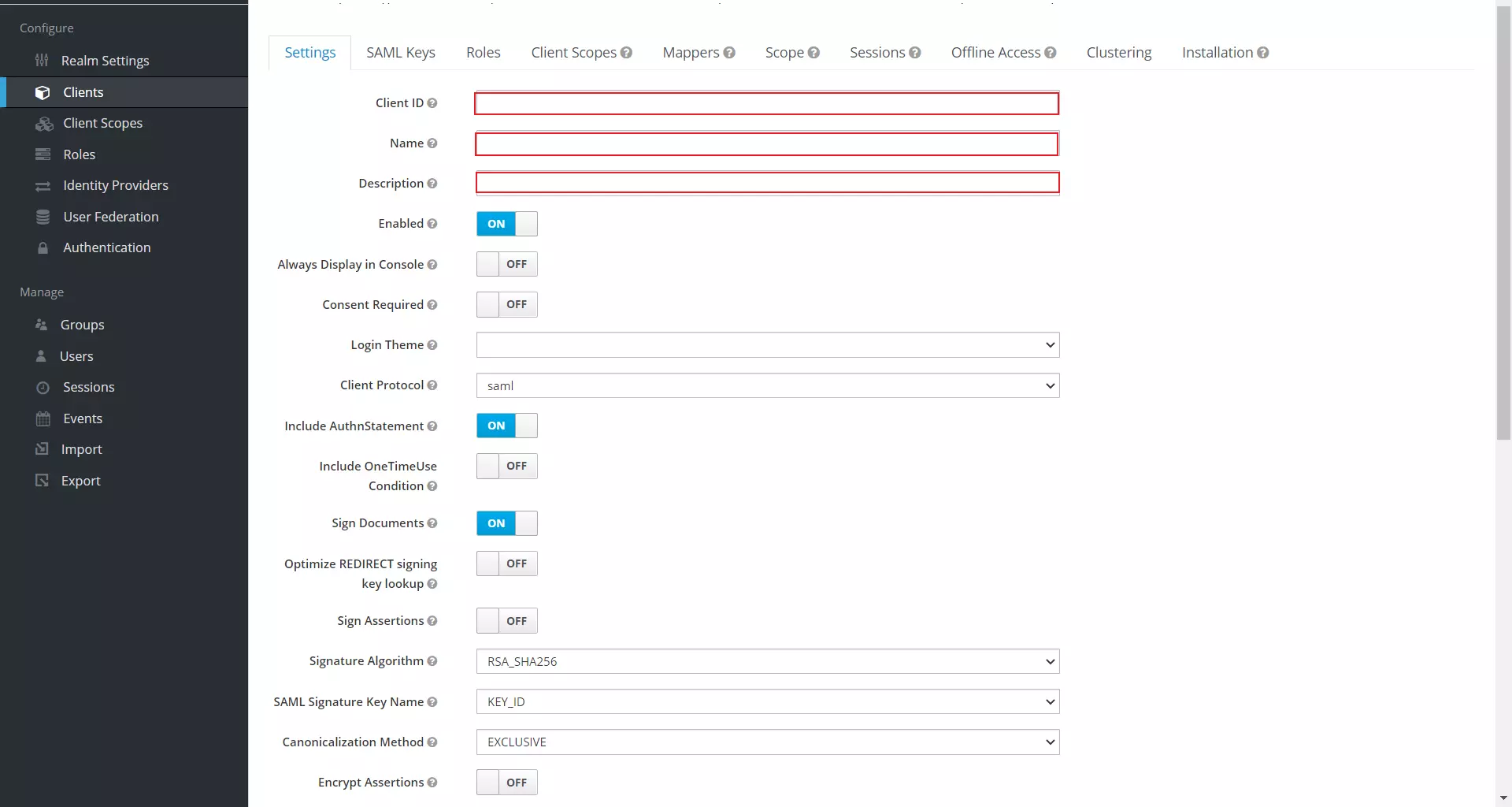 WordPress Keycloak Single Sign-On | Settings 