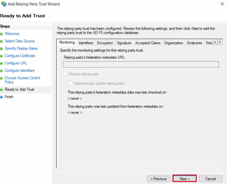 DNN SAML Single Sign-On (SSO) using ADFS as IDP - SAML 2.0 Wizard Edit Claim