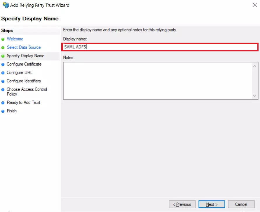 DNN SAML Single Sign-On (SSO) using ADFS as IDP - SAML 2.0 Wizard_Metadata manual