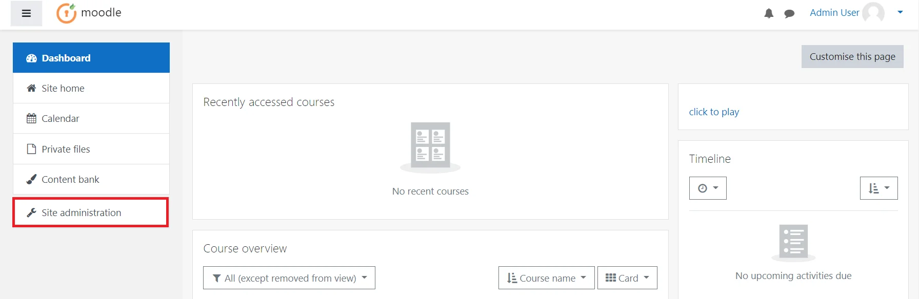 OAuth server Single Sign-On(SSO)WordPress- moodle go to site administration