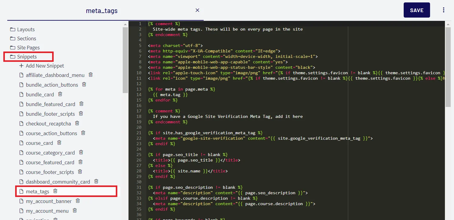 Thinkific Single Sign-On (SSO) snippets
