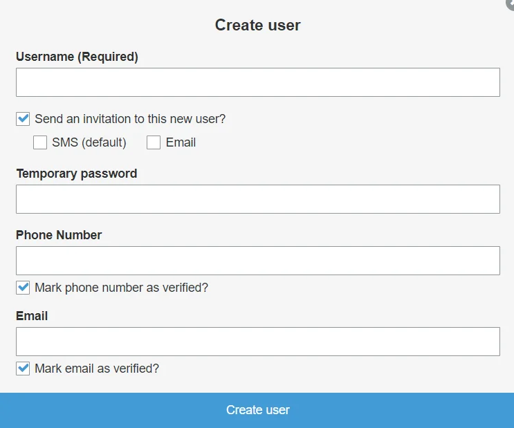 OAuth/OpenID/OIDC Single Sign On (SSO), AWS cognito SSO Login Create user