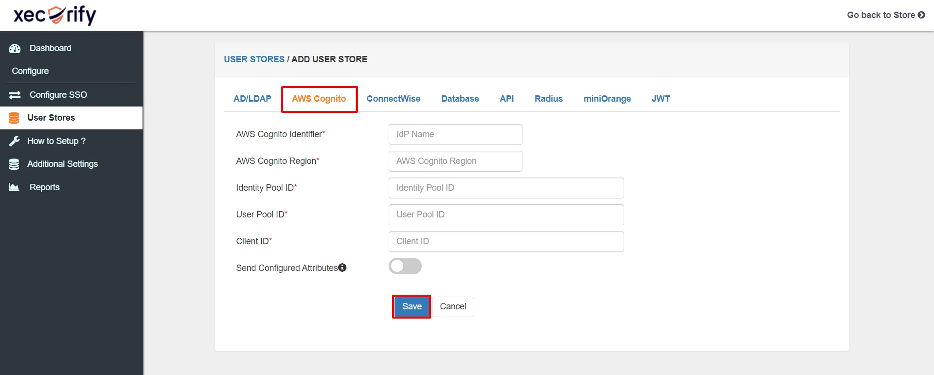 enter configuration data - azure ad saml Apps