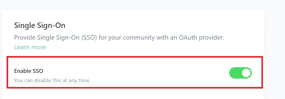 Shopify Single Sign-On (SSO)- enable sso