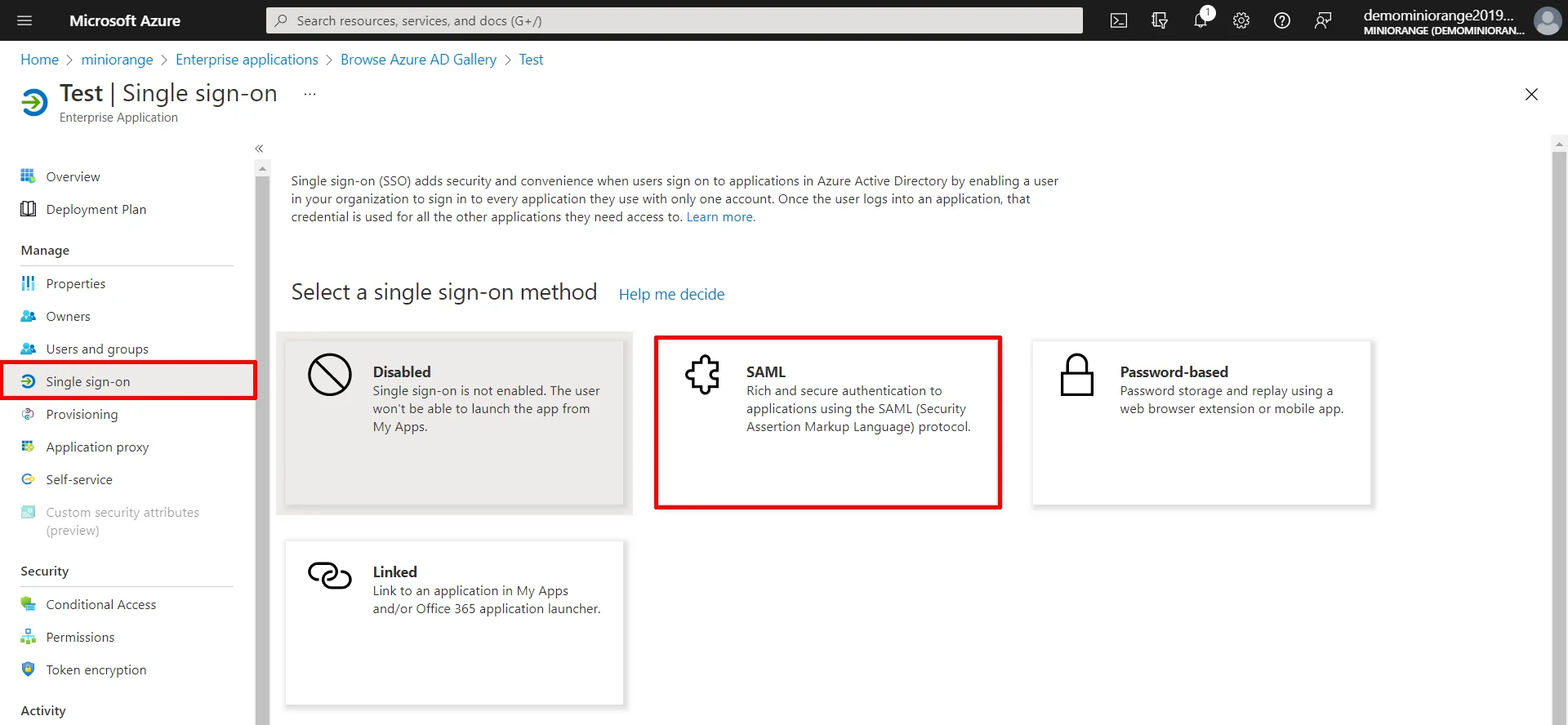 DNN SAML Single Sign-On (SSO) using Azure AD (Microsoft Entra ID) as IDP - saml app