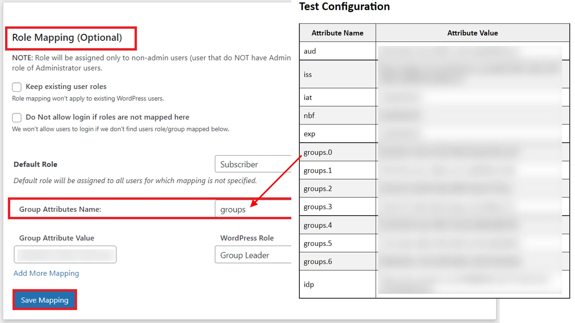 WordPress LearnDash Integration  - Role mapping