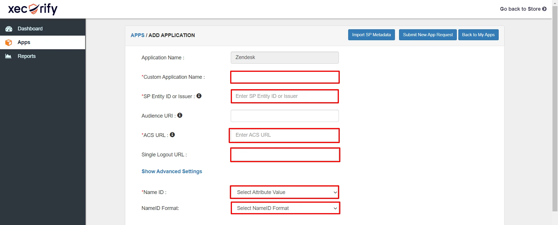 Zendesk sso shopify as idp - idp configuration
