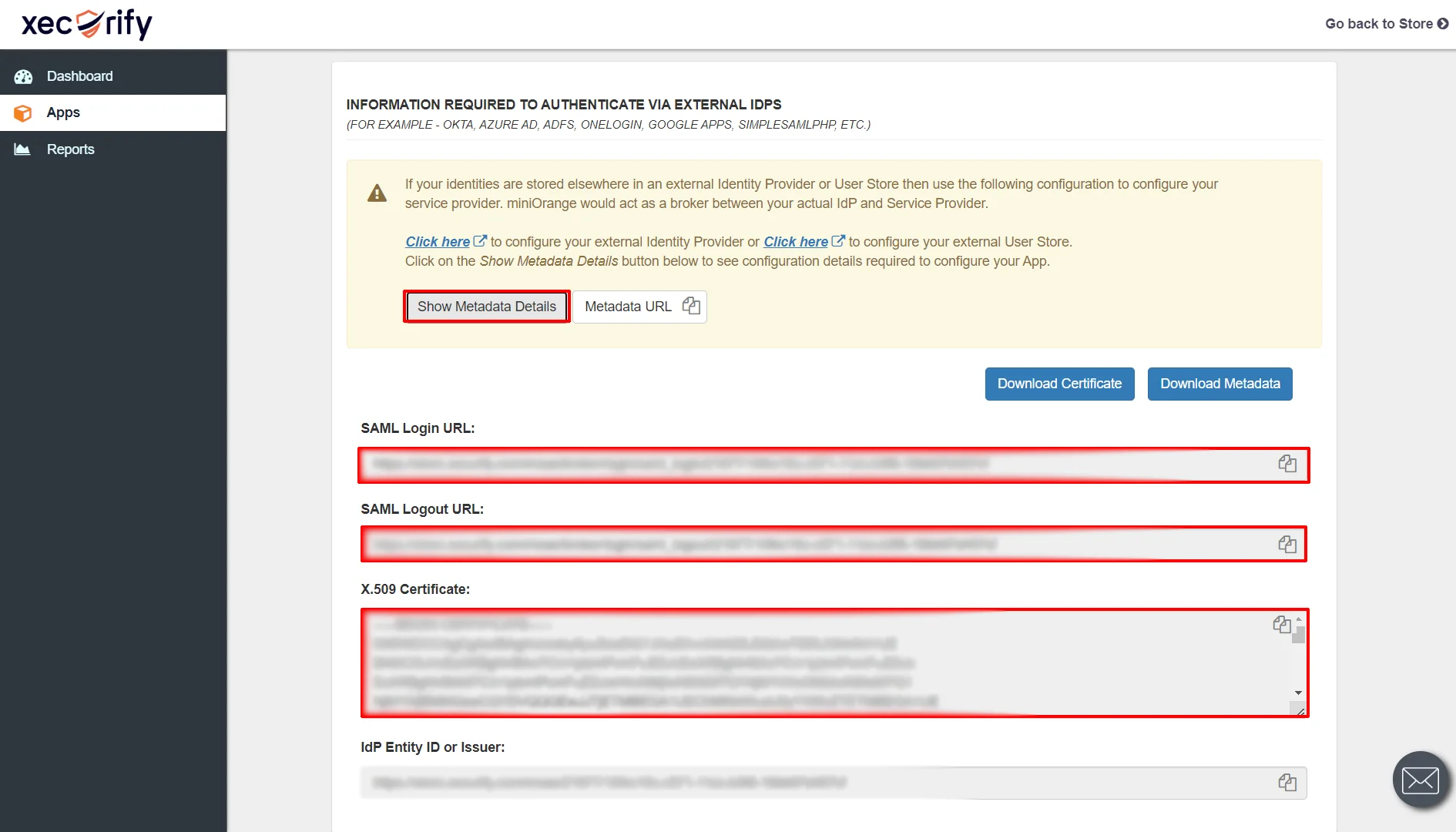 Zendesk sso shopify as idp - sp metadata
