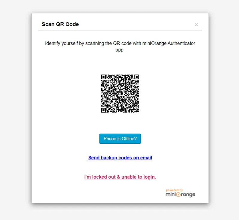 WordPress push notification - Scan QR code