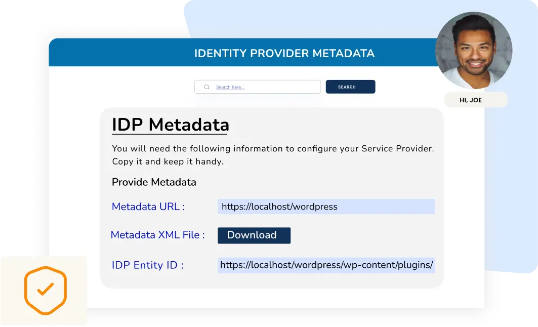 WordPress SSO SAML - WordPress Single Sign On | Share Idp Metadata