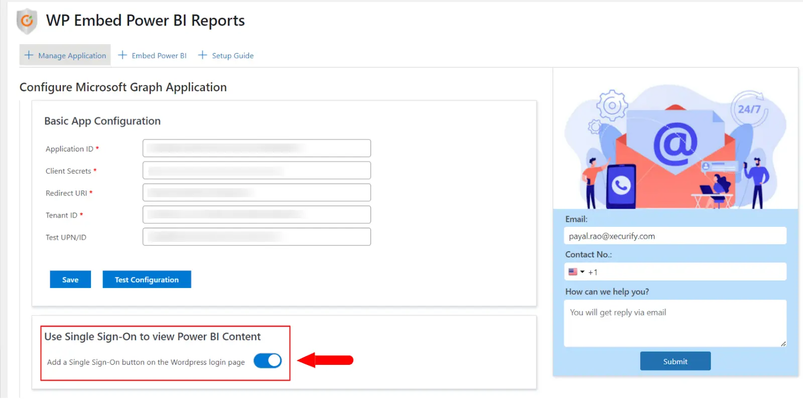 WP PowerBI Embed with row level security | Click on Add New