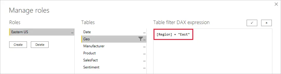 WordPress power bi desktop application - Enter DAX expression