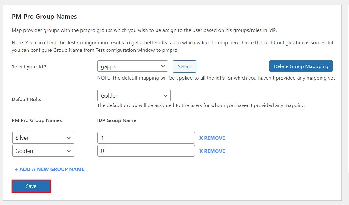  - SSO users map to membership levels