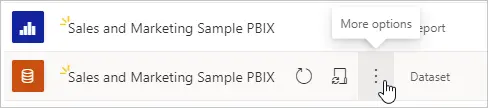 WordPress power bi desktop application - select more options