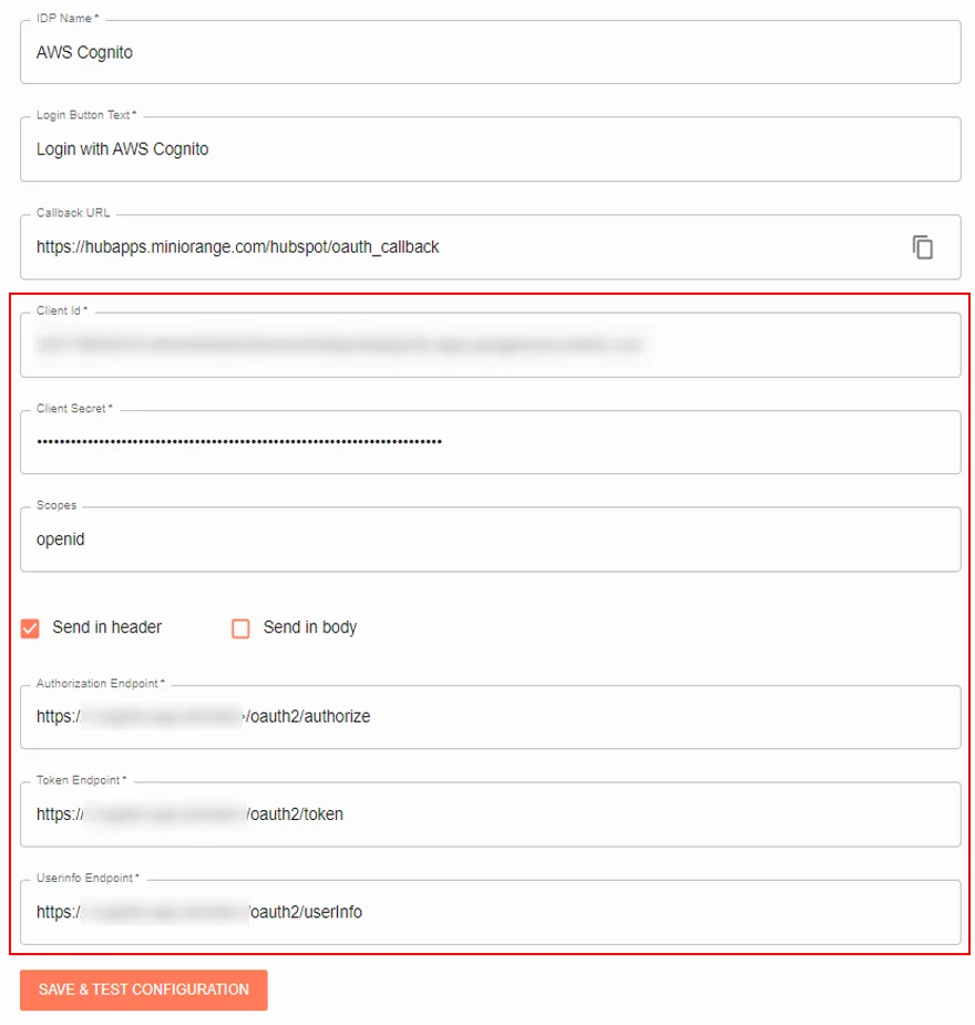 Enable  HubSpot Single Sign-On(SSO)  Login using AWS Cognito as Identity Provider
