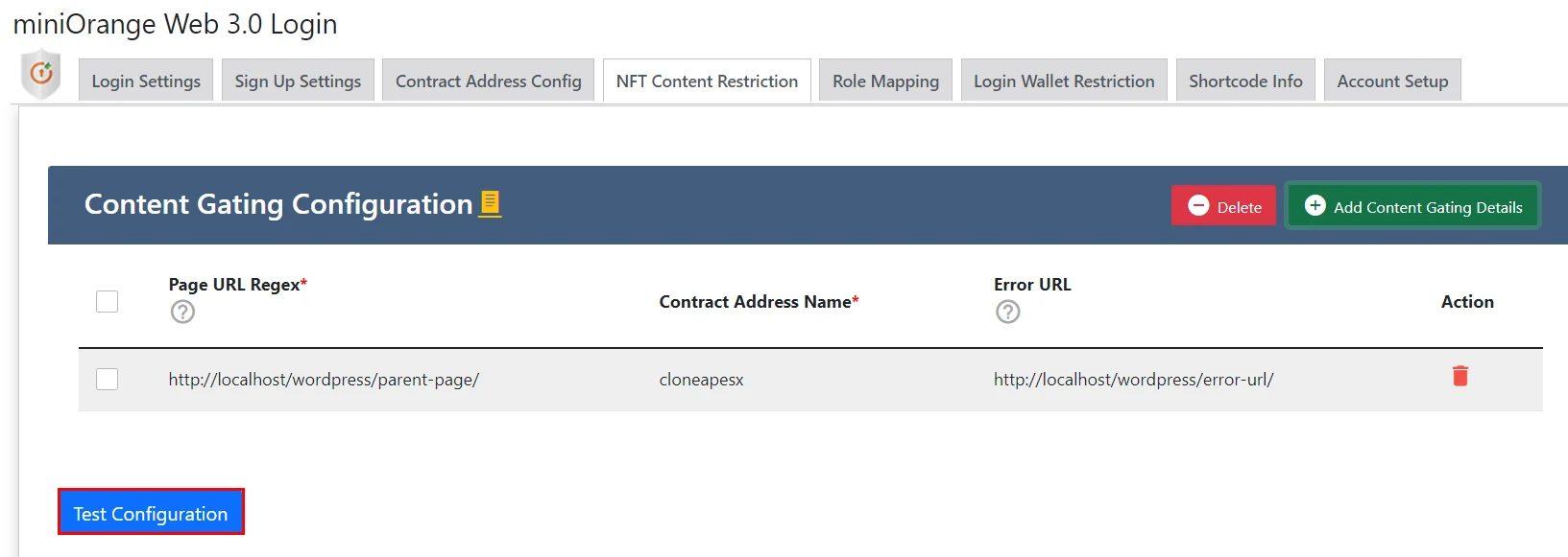 NFT token gating for WP Loopring 