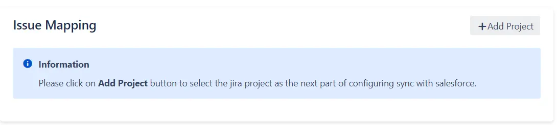 Issue Mapping - Integrate Jira Salesforce Data Sync