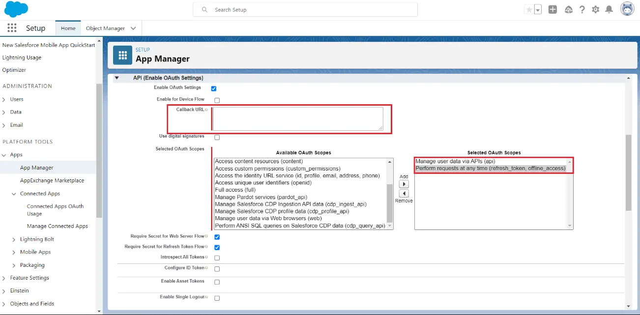 Manual Connect - Integrate Jira Salesforce Data Sync