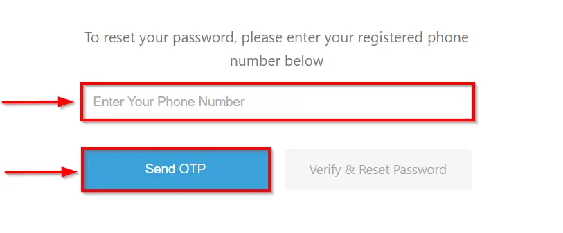 OTP Verification Ultimate Member Password Reset Form do not allow users