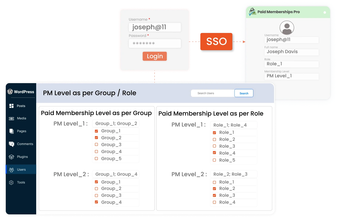 Paid Memberships Pro SSO Integrator | Paid Memberships Pro Membership Mapping