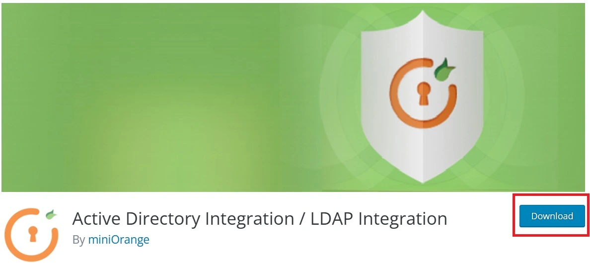 Download miniOrange miniOrange Active Directory Integration / LDAP Integration plugin from WordPress
