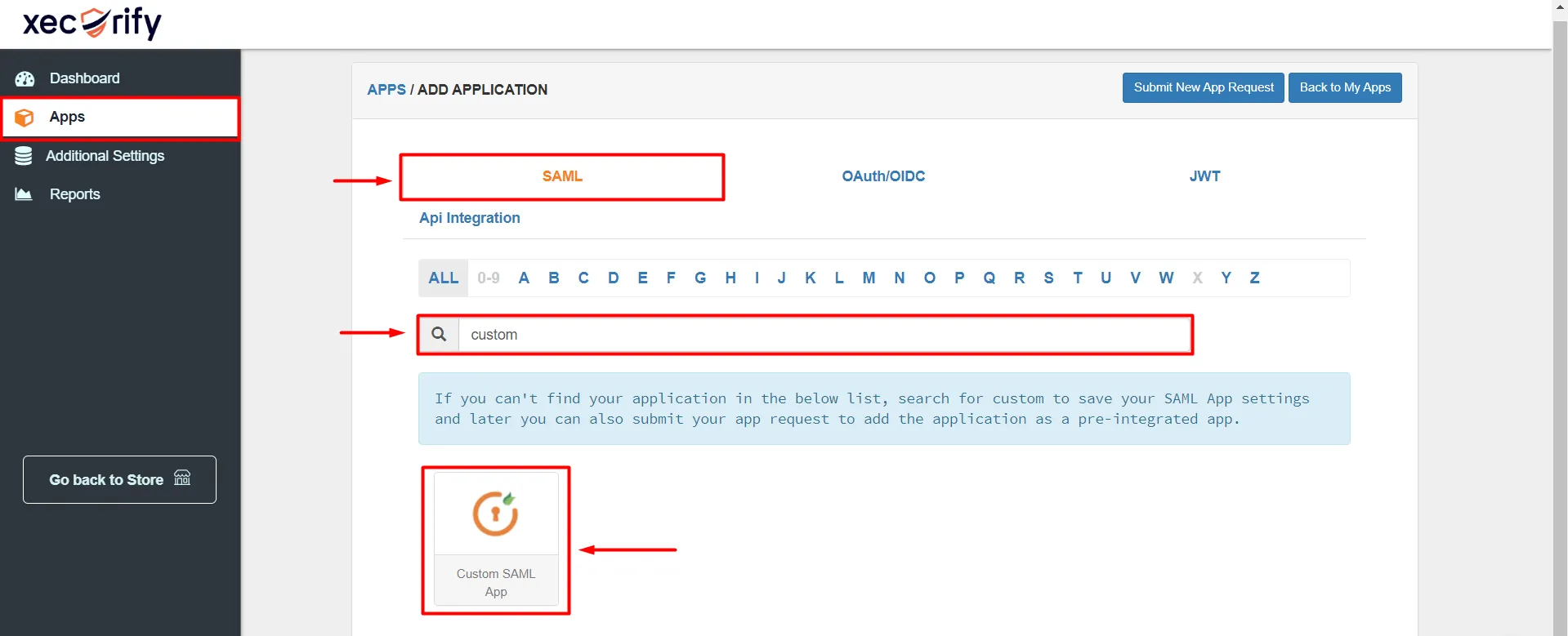 SSO between Two Shopify Stores - Shopify as IDP - Select Custom provider
