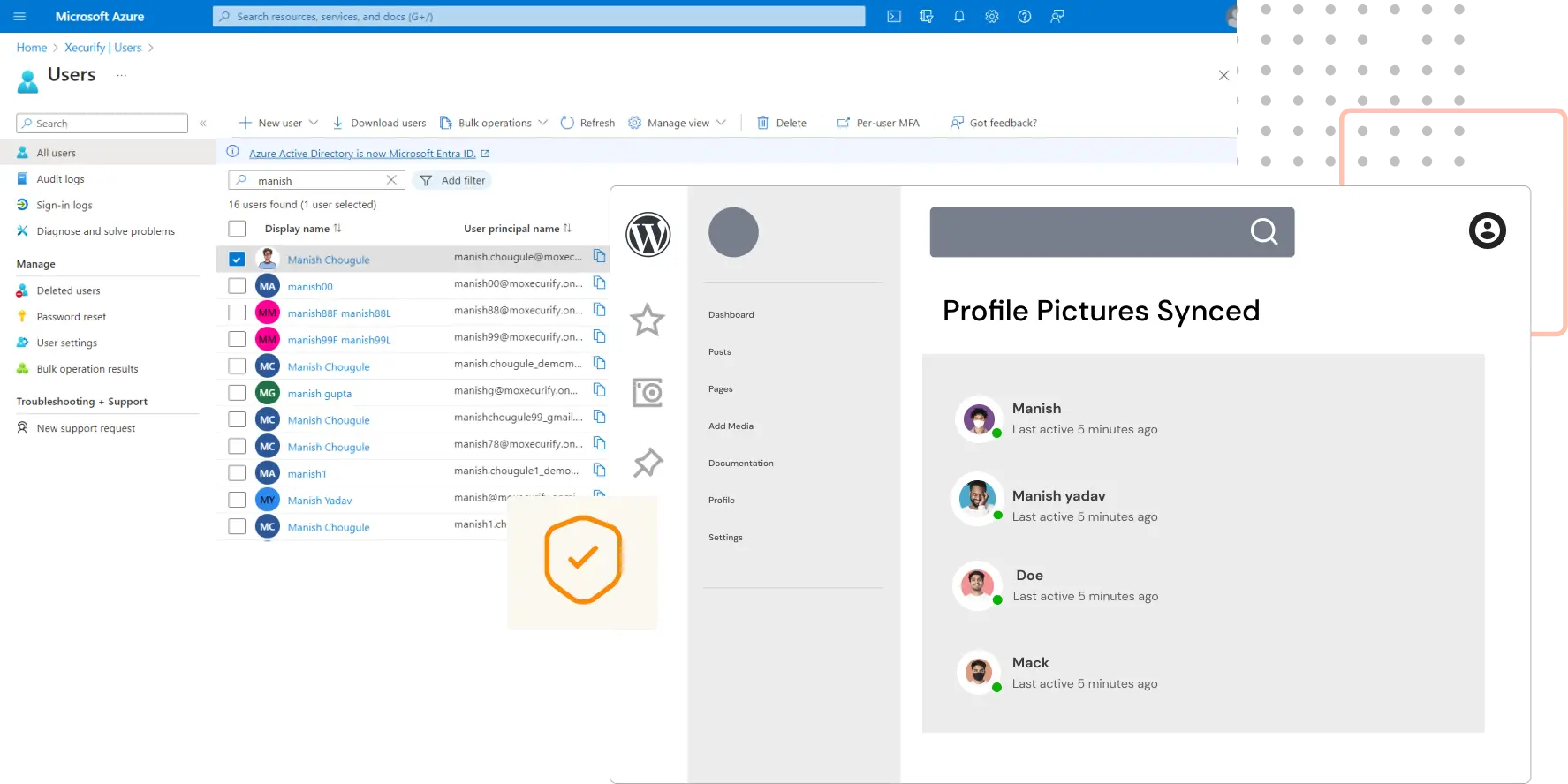 WordPress Azure AD provisioning | Azure B2C sync | Profile Directory Integration for WordPress